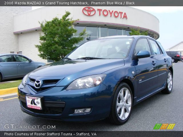 2008 Mazda MAZDA3 s Grand Touring Hatchback in Phantom Blue Mica