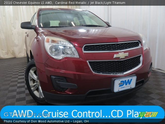 2010 Chevrolet Equinox LS AWD in Cardinal Red Metallic