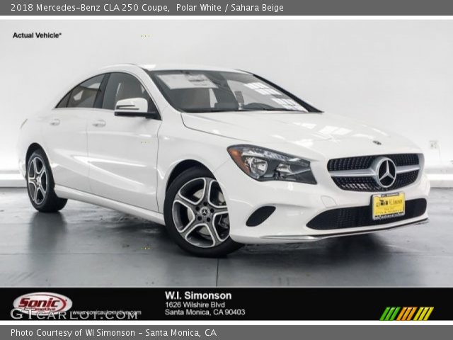 2018 Mercedes-Benz CLA 250 Coupe in Polar White