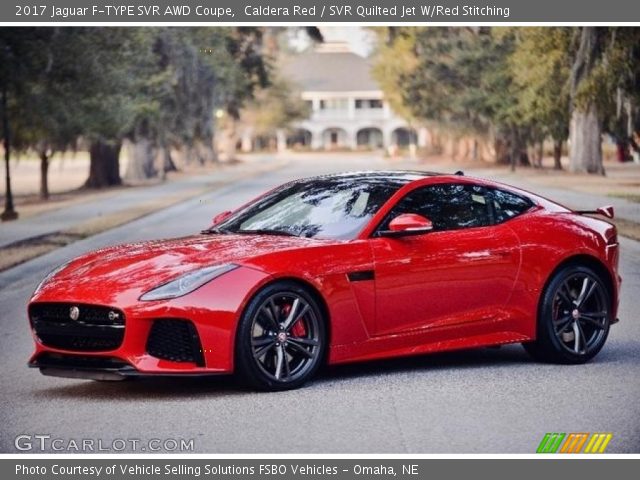 2017 Jaguar F-TYPE SVR AWD Coupe in Caldera Red
