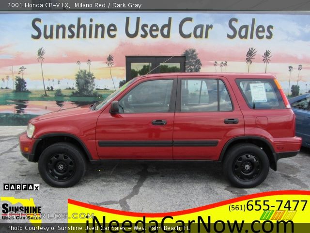 2001 Honda CR-V LX in Milano Red