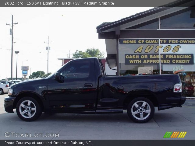 2002 Ford F150 SVT Lightning in Black