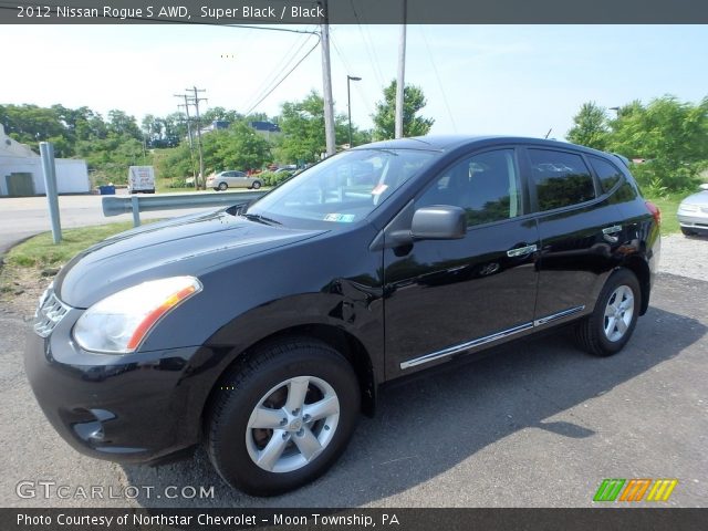 2012 Nissan Rogue S AWD in Super Black