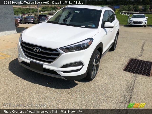 2018 Hyundai Tucson Sport AWD in Dazzling White