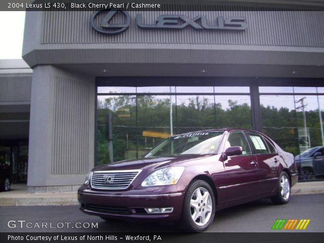 2004 Lexus LS 430 in Black Cherry Pearl