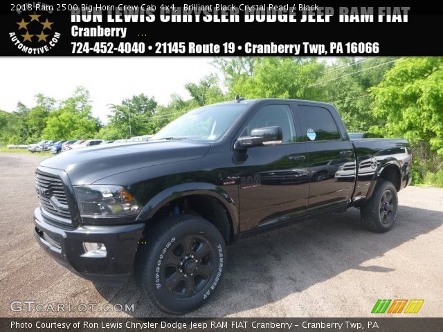 2018 Ram 2500 Big Horn Crew Cab 4x4 in Brilliant Black Crystal Pearl