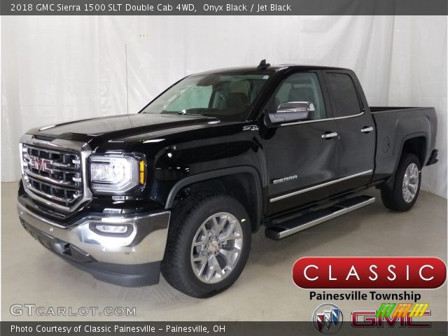 2018 GMC Sierra 1500 SLT Double Cab 4WD in Onyx Black