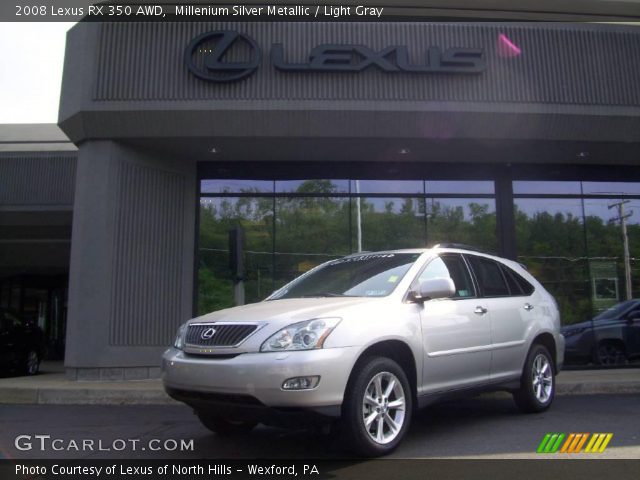 2008 Lexus RX 350 AWD in Millenium Silver Metallic