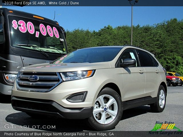 2018 Ford Edge SE AWD in White Gold