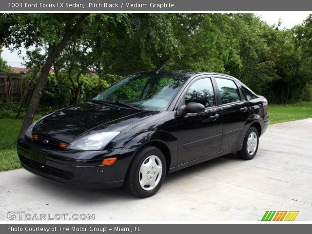 2003 Ford Focus LX Sedan in Pitch Black