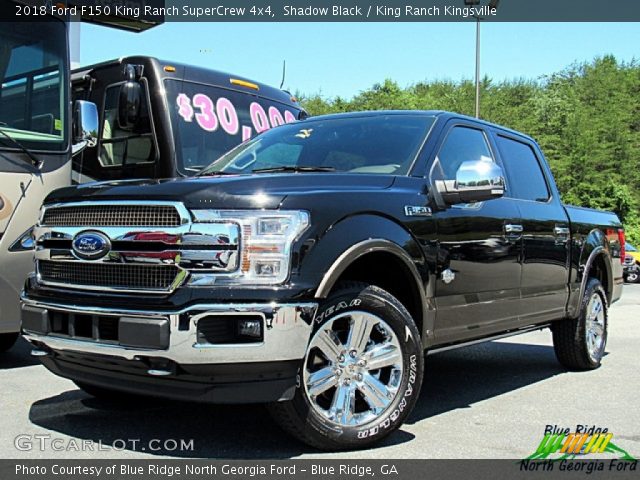 2018 Ford F150 King Ranch SuperCrew 4x4 in Shadow Black
