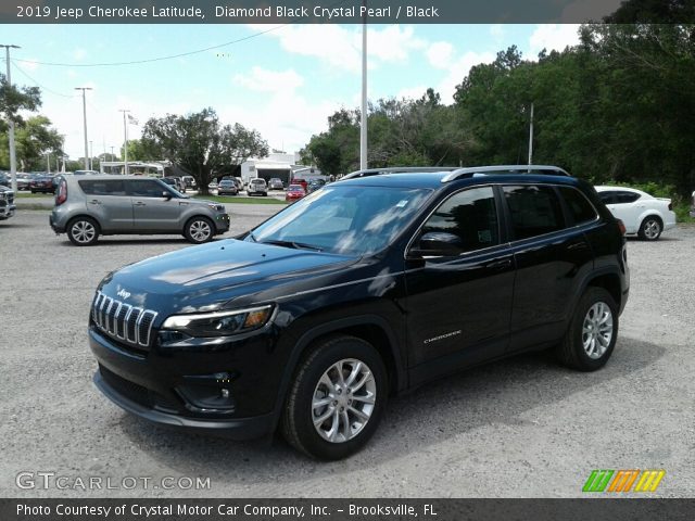2019 Jeep Cherokee Latitude in Diamond Black Crystal Pearl