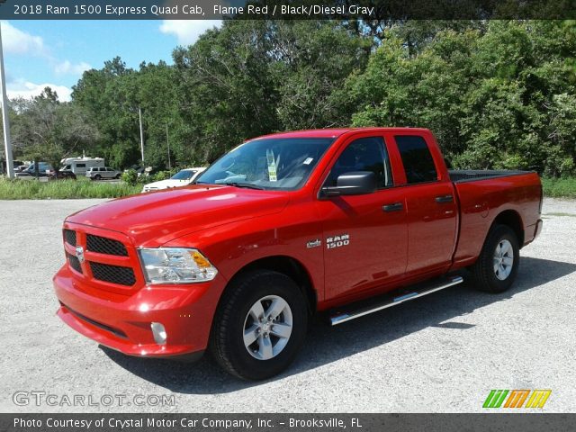 2018 Ram 1500 Express Quad Cab in Flame Red