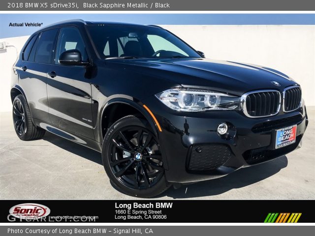 2018 BMW X5 sDrive35i in Black Sapphire Metallic