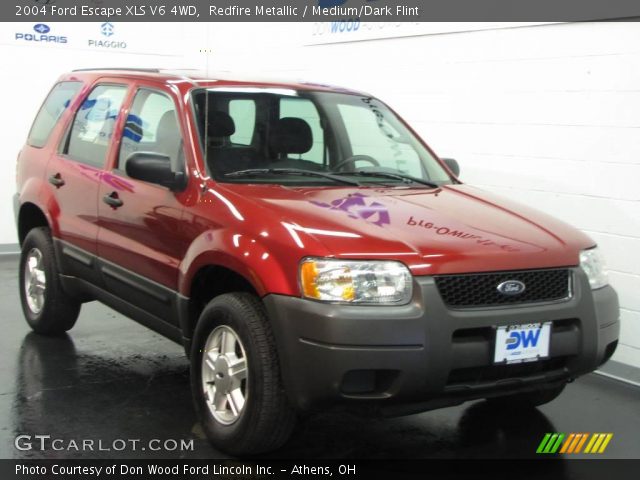 2004 Ford Escape XLS V6 4WD in Redfire Metallic