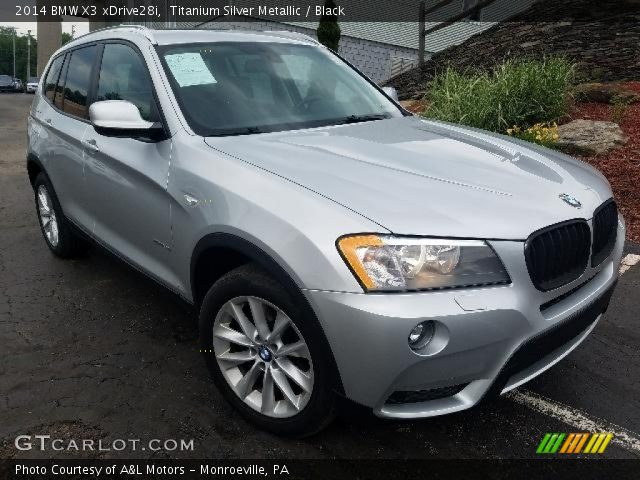 2014 BMW X3 xDrive28i in Titanium Silver Metallic