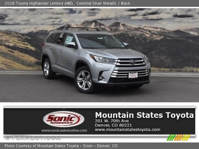 2018 Toyota Highlander Limited AWD in Celestial Silver Metallic