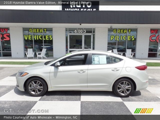 2018 Hyundai Elantra Value Edition in Mineral Beige