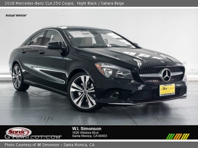 2018 Mercedes-Benz CLA 250 Coupe in Night Black
