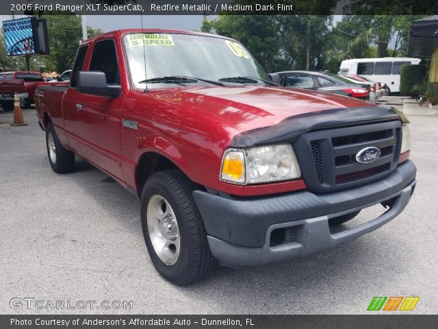 2006 Ford Ranger XLT SuperCab in Redfire Metallic