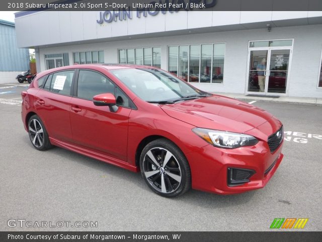 2018 Subaru Impreza 2.0i Sport 5-Door in Lithium Red Pearl