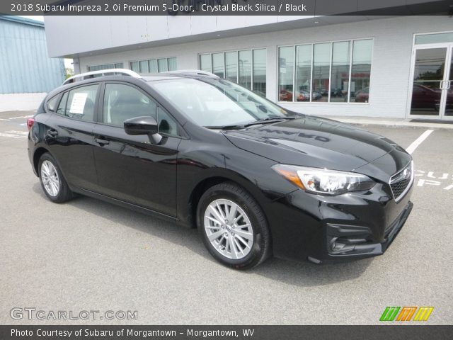 2018 Subaru Impreza 2.0i Premium 5-Door in Crystal Black Silica