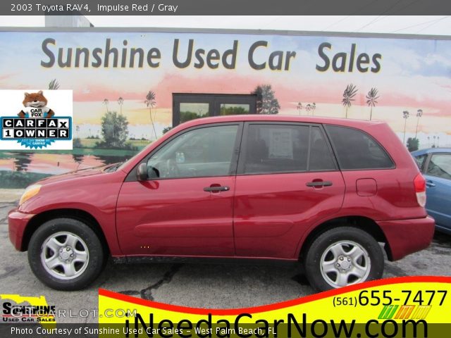 2003 Toyota RAV4  in Impulse Red