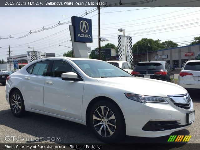 2015 Acura TLX 2.4 in Bellanova White Pearl