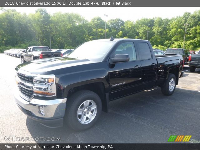 2018 Chevrolet Silverado 1500 LT Double Cab 4x4 in Black