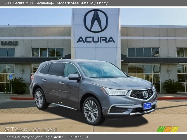 2018 Acura MDX Technology in Modern Steel Metallic