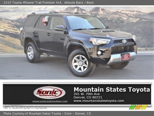 2015 Toyota 4Runner Trail Premium 4x4 in Attitude Black