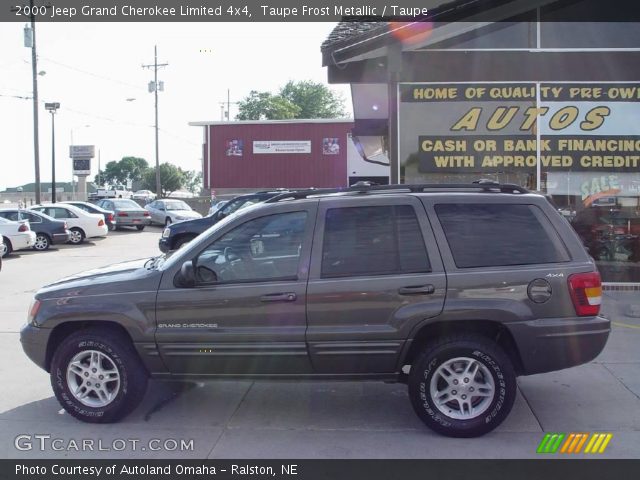 2000 Jeep Grand Cherokee Limited 4x4 in Taupe Frost Metallic