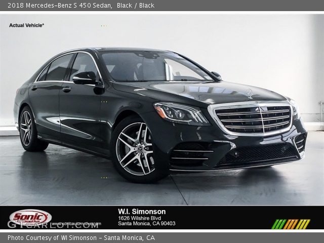 2018 Mercedes-Benz S 450 Sedan in Black