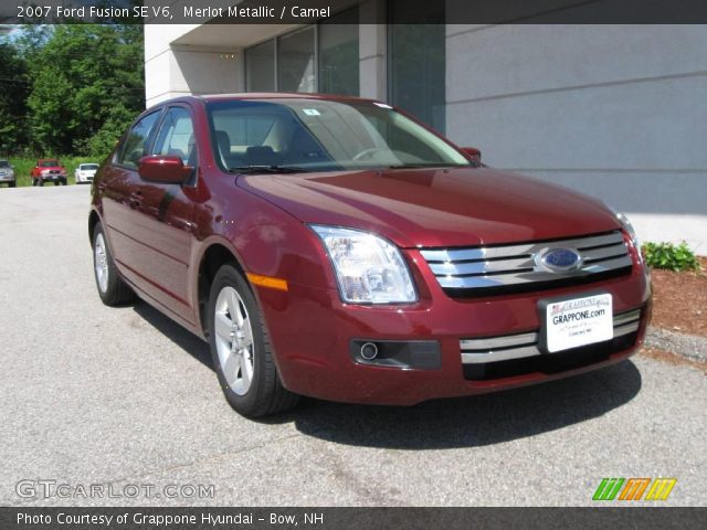 2007 Ford Fusion SE V6 in Merlot Metallic