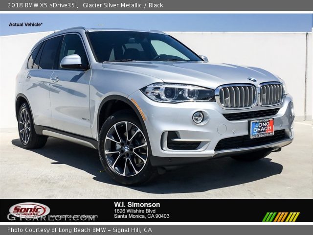 2018 BMW X5 sDrive35i in Glacier Silver Metallic