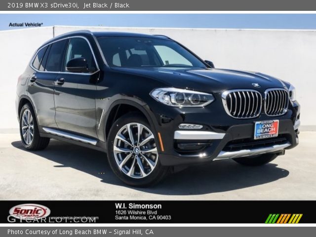 2019 BMW X3 sDrive30i in Jet Black