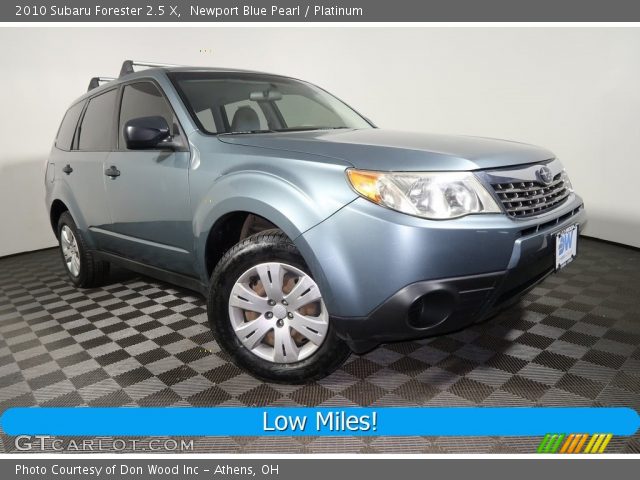 2010 Subaru Forester 2.5 X in Newport Blue Pearl