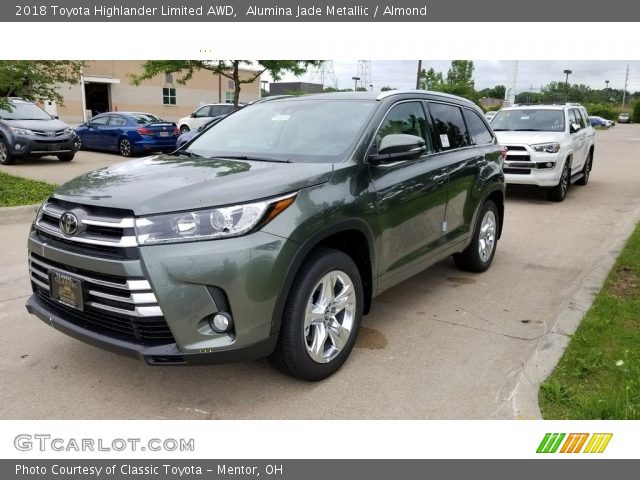 2018 Toyota Highlander Limited AWD in Alumina Jade Metallic