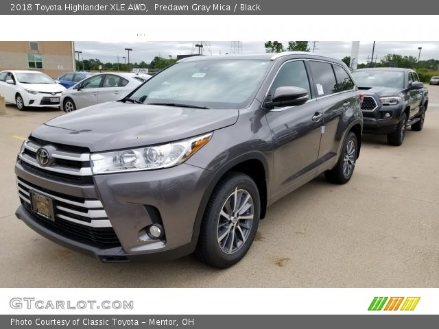 2018 Toyota Highlander XLE AWD in Predawn Gray Mica