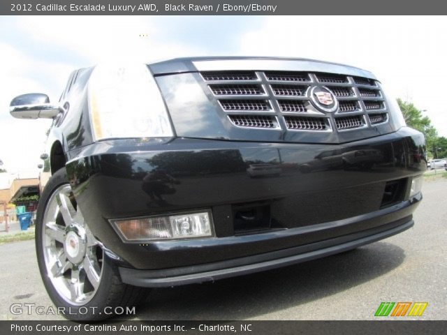 2012 Cadillac Escalade Luxury AWD in Black Raven