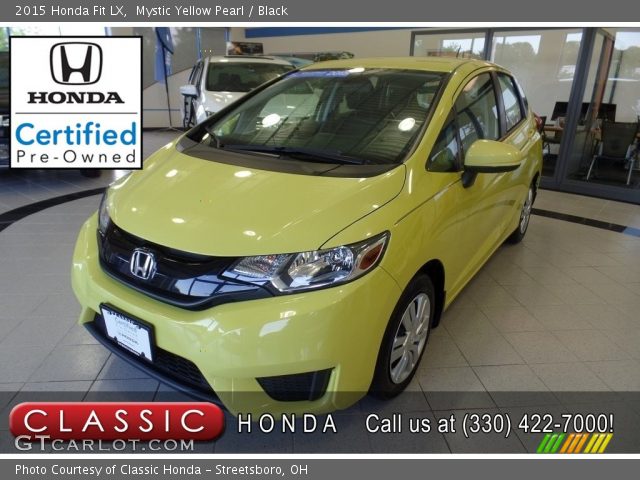 2015 Honda Fit LX in Mystic Yellow Pearl