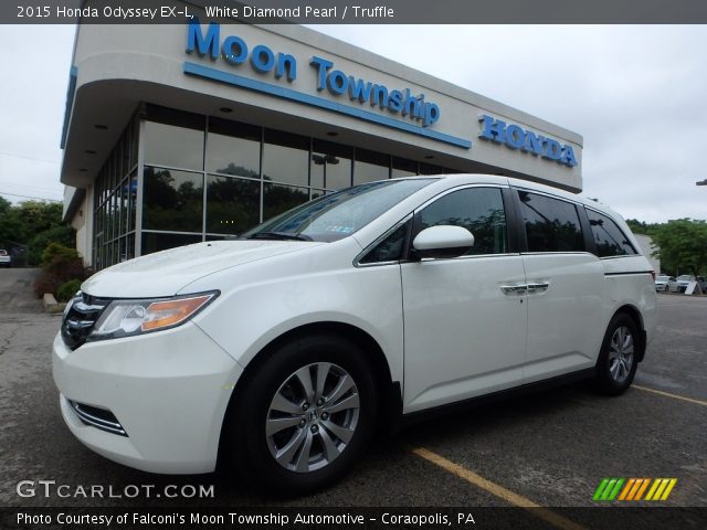 2015 Honda Odyssey EX-L in White Diamond Pearl