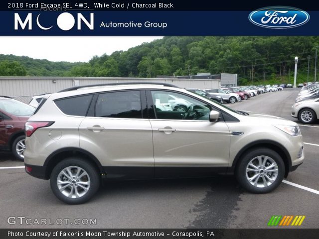 2018 Ford Escape SEL 4WD in White Gold