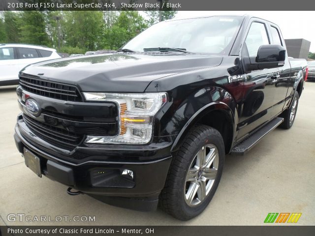 2018 Ford F150 Lariat SuperCab 4x4 in Shadow Black