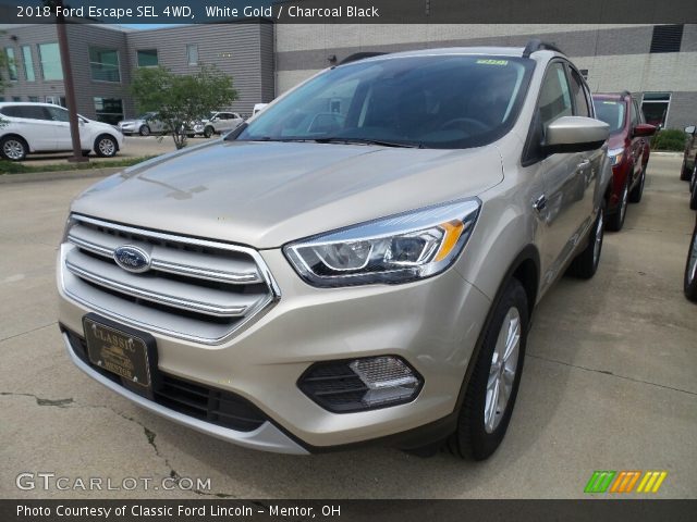 2018 Ford Escape SEL 4WD in White Gold