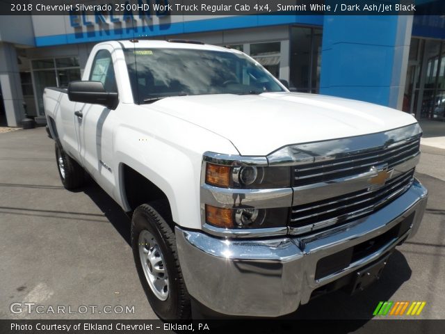 2018 Chevrolet Silverado 2500HD Work Truck Regular Cab 4x4 in Summit White