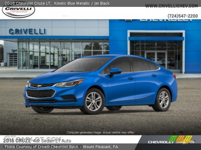 2018 Chevrolet Cruze LT in Kinetic Blue Metallic