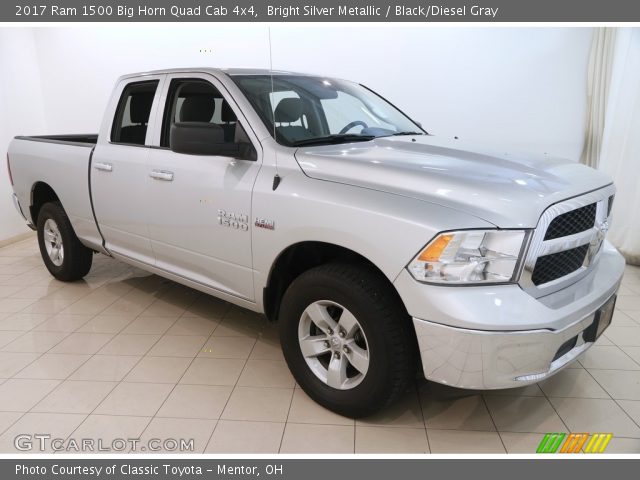 2017 Ram 1500 Big Horn Quad Cab 4x4 in Bright Silver Metallic