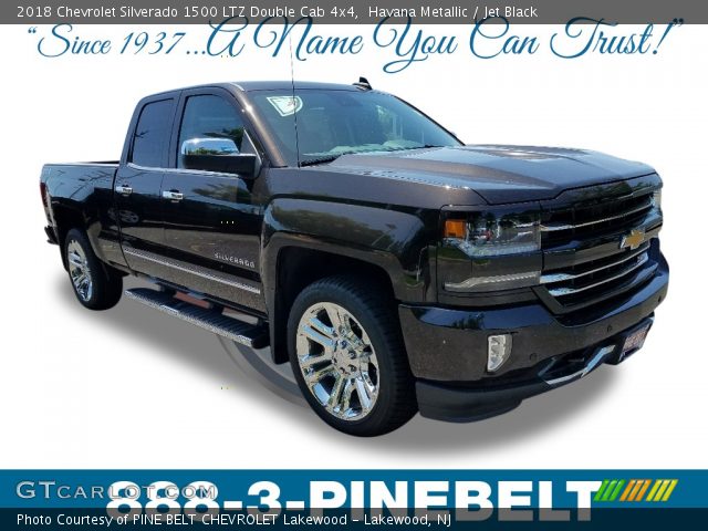 Havana Metallic 2018 Chevrolet Silverado 1500 Ltz Double Cab 4x4