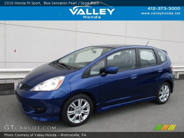 2010 Honda Fit Sport in Blue Sensation Pearl